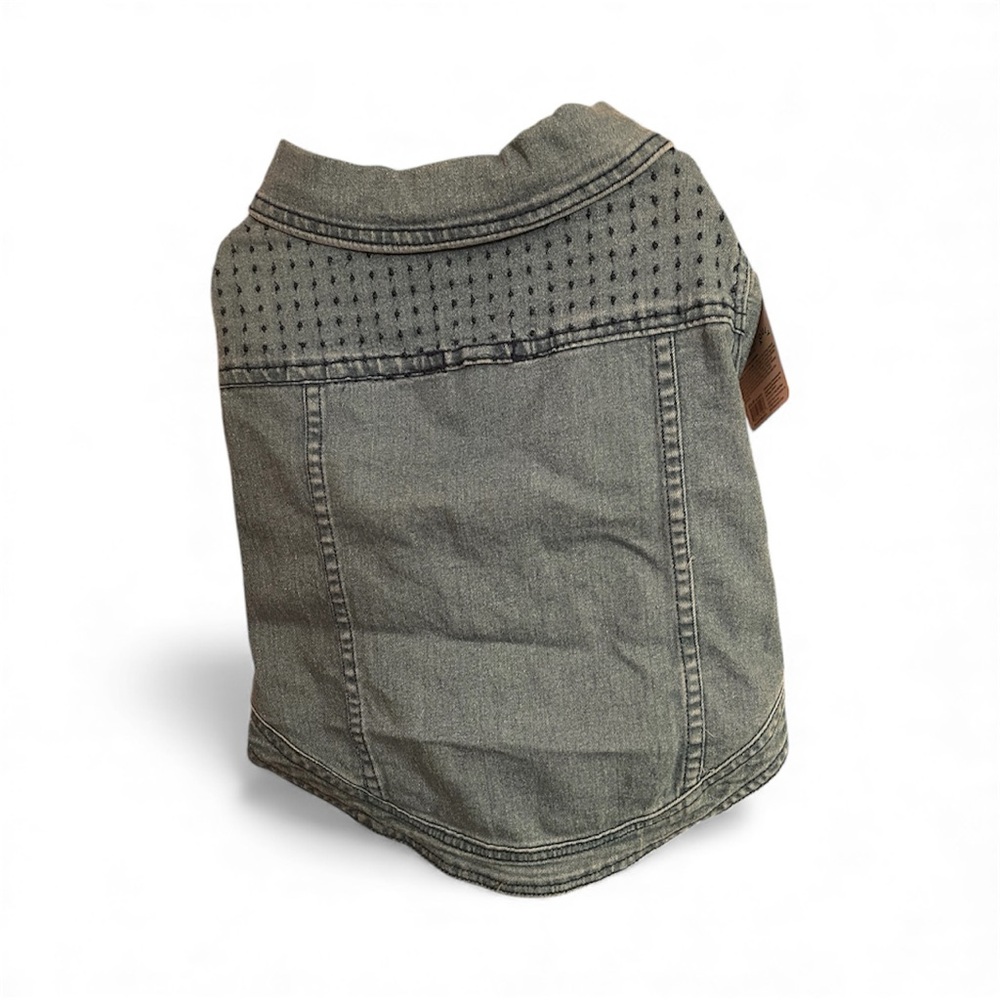 Gray Denim Dog Jacket